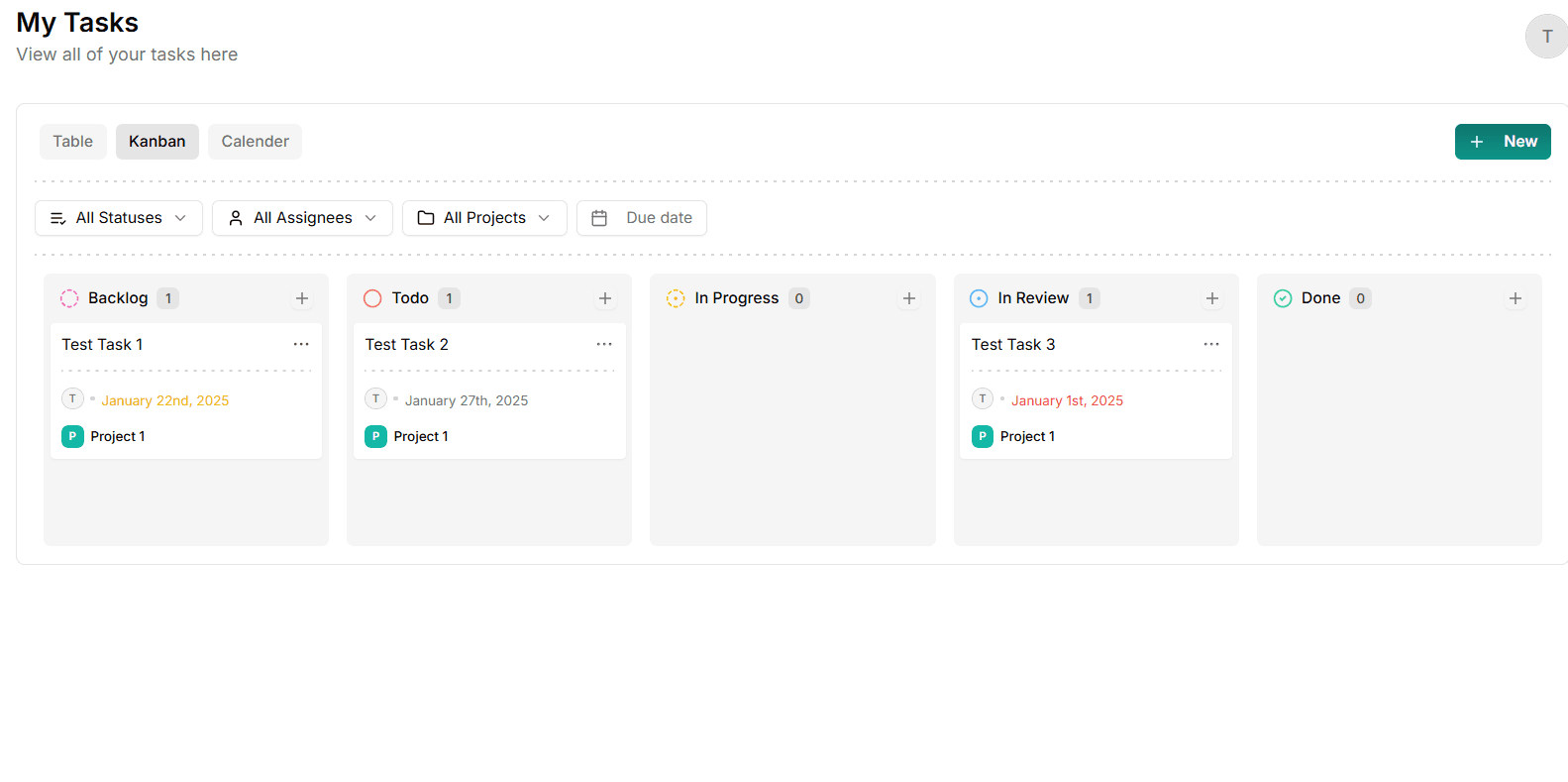 Kanban View